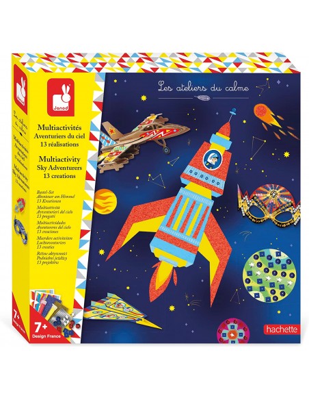 Juego de manualidades Multiactividades aventureros del cielo - Janod J07876