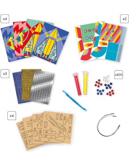 Juego de manualidades Multiactividades aventureros del cielo - Janod J07876