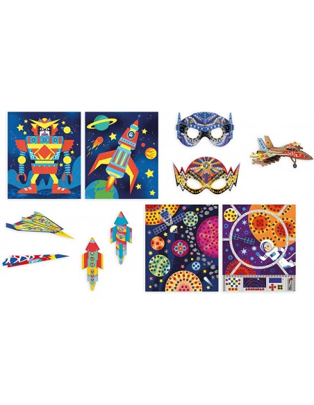 Juego de manualidades Multiactividades aventureros del cielo - Janod J07876