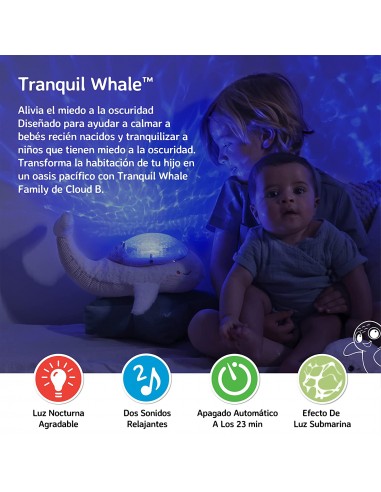 Peluche proyector ballena con sonidos... Peluche proyector ballena con sonidos...