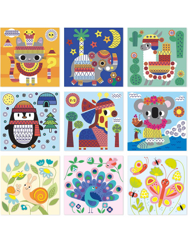 Estuche creativo Mosaicos y Pegatinas... Estuche creativo Mosaicos y Pegatinas...