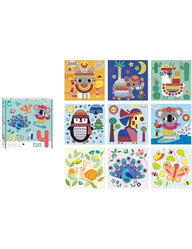 Estuche creativo Mosaicos y Pegatinas... Estuche creativo Mosaicos y Pegatinas...