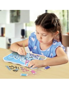 Juego de manualidades dibuja con Clavos e Hilo de coser String Art - Quercetti 2840 2