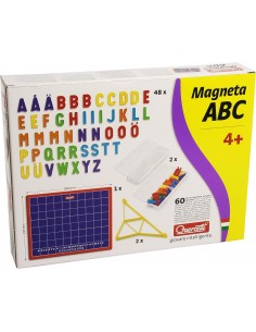 Pizarra magnética doble cara con caballete Magneta ABC - Quercetti 05211 2