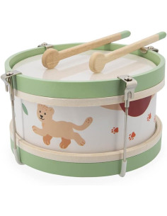 Tambor infantil de madera Sunshine - Janod J07617 2