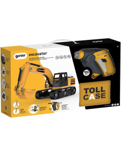 Giros Build DIY Excavadora para montar luces y sonidos 100 pzas - Giros G157082 2