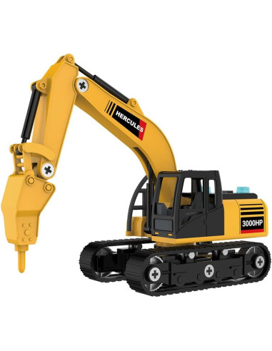 Giros Build DIY Excavadora para montar luces y sonidos 100 pzas - Giros G157082