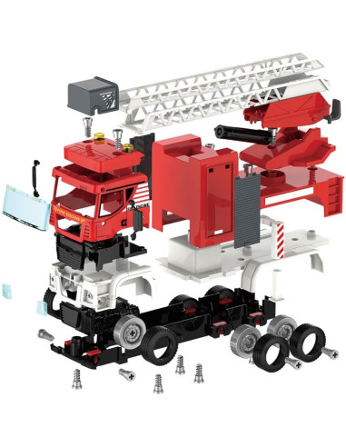 Giros DIY Camión de Bomberos Luces y Sonidos 95 Pzas. - Giros G157099