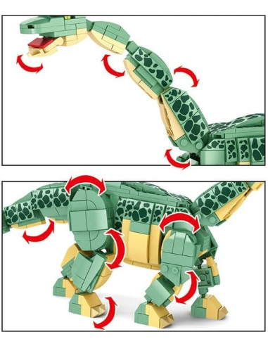 Dino Brontosaurus para Construir 589 pzas. - Giros 157426