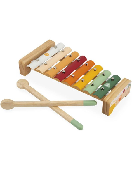 Conjunto Instrumentos Musicales de madera Sunshine - Janod J07615 Conjunto Instrumentos Musicales de madera Sunshine - Janod J07615