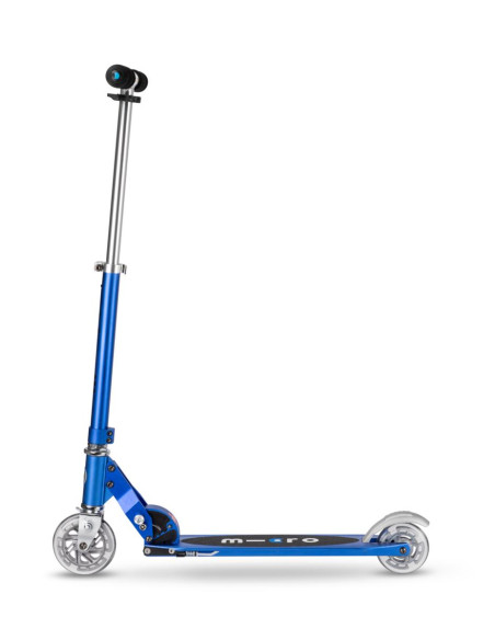 Patinete Micro Sprite Azul Zafiro Led Plegable y Regulable en altura - Micro SA0231