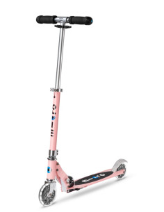 Patinete Micro Rosa pastel Forest Led Plegable y Regulable en altura - Micro SA0235