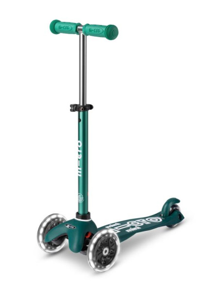 Patinete Micro Mini Deluxe Eco Verde Led  - Micro MMD164