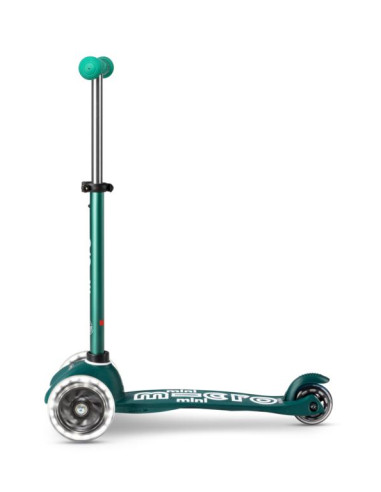 Patinete Micro Mini Deluxe Eco Verde Led  - Micro MMD164