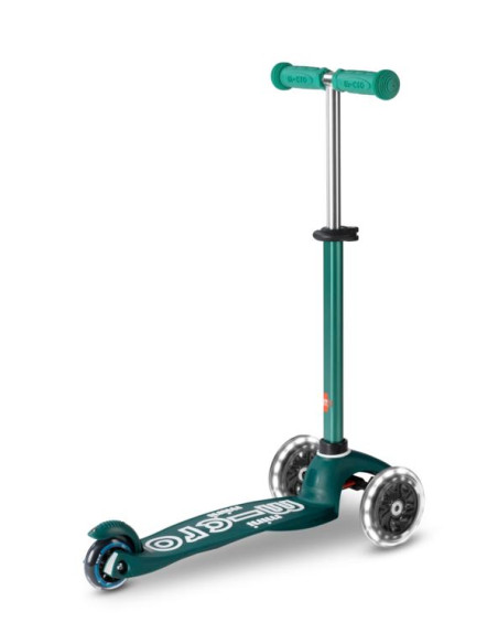 Patinete Micro Mini Deluxe Eco Verde Led  - Micro MMD164