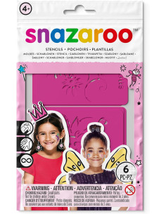Plantillas de Pintura Facial Fantasía set 6 - Snazaroo 2