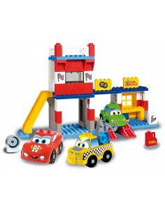 UNICO CARS FOR KIDS 8563 -JUEDO DE CONSTRUCCION DE GARAGE (108 piezas)
