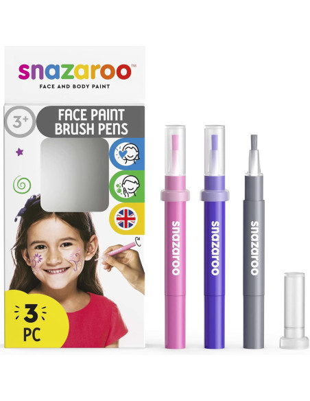 Set de 3 rotuladores de Maquillaje de Fantasía corporal - Snazaroo