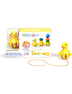 Juego de Motricidad Mi Pato para tirar y cuentas - Lalaboom BL330