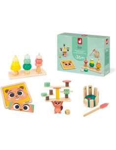 Caja con Juegos para desarrollar las Habilidades de Razonamiento niños + 36 meses - Janod 04066 2