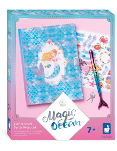 Juego de Manualidades y Decoración - Cuaderno Diario Secreto Magic Ocean - Janod 09109 2
