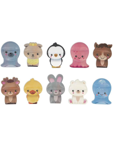Juego de Baño Mix And Match - Piezas para formar Animales - Janod 04718