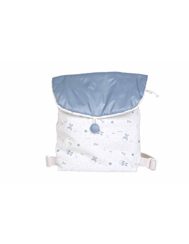 Muñeca con Peso Elegance 45 cm Adi Azul con Mochila - Arias 65377