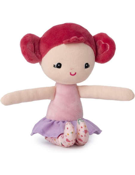 Muñeca de trapo Aline con bolso de Estrella - Lilliputiens