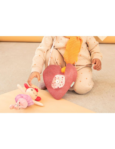 Muñeca de trapo Aline con bolso de...