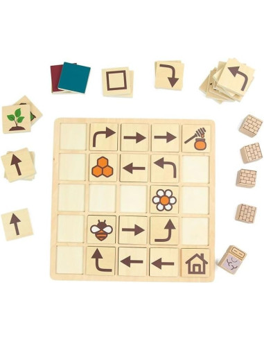 Juego Pedagógico de secuencias - Mi primer Juego de Codigos - Andreu Toys