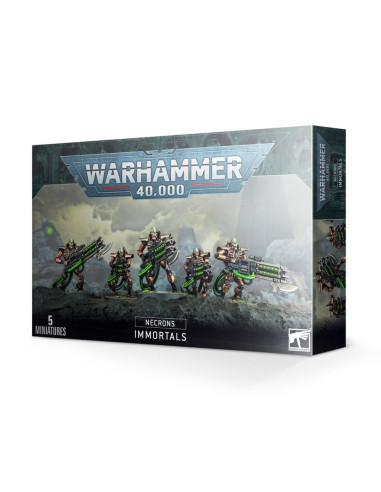 Miniaturas para pintar - Necrons Inmortales - Warhammer 49-10