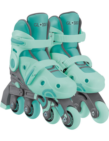 Patines en Línea Evolutivos 2 en 1 para niños - Talla 26-29 - Color Verde - Globber