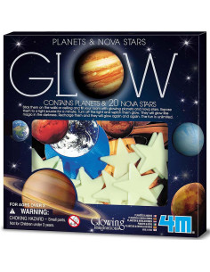 Planetas & Estrellas que brillan en la oscuridad - Planets & Nova Stars - 4M