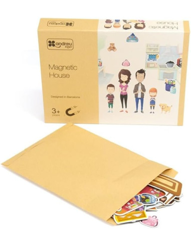 Juego Magnético - Magnetic House - Andreu Toys 16028