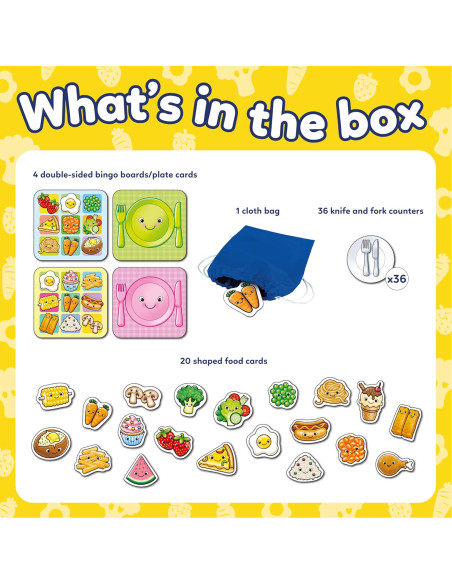 Bingo para Niños - Fun Food Bingo - Orchard Toys