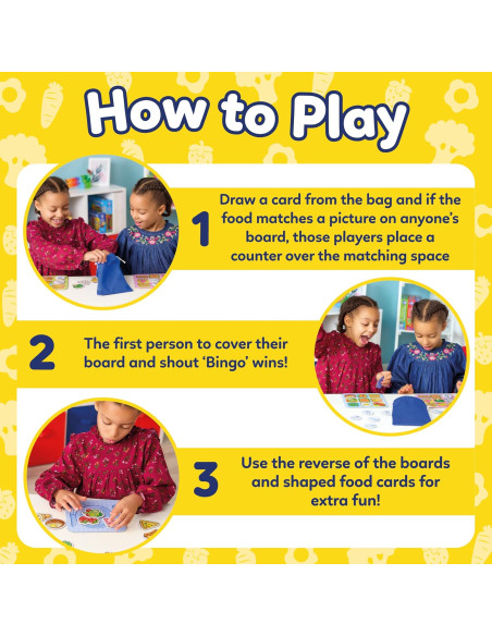 Bingo para Niños - Fun Food Bingo - Orchard Toys