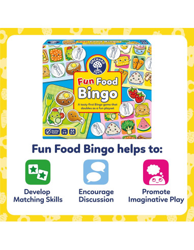 Bingo para Niños - Fun Food Bingo -...