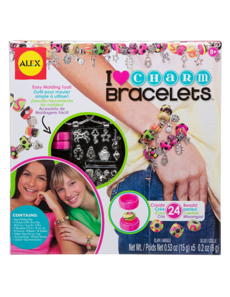 Kit crea Pulseras con Abalorios - Alex