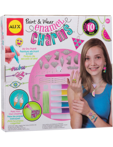 Kit Creativo Pinta Tus Talismanes con Esmalte - Alex Kit Creativo Pinta Tus Talismanes con Esmalte - Alex