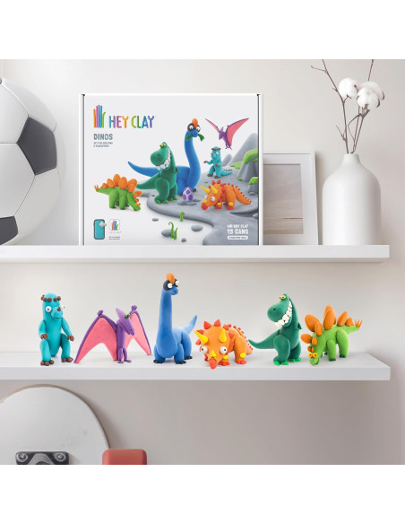 Juego de Moldeado - Juego de Manualidades - Dinosaurios set 6 figuras - Ludilo