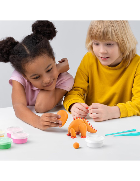 Juego de Moldeado - Juego de Manualidades - Dinosaurios set 6 figuras - Ludilo