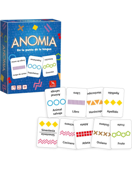 Juego de Cartas - Percepción visual y Velocidad - Anomia - Lúdilo