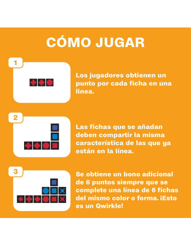 Juego de Lógica y Estrategia - Qwirkle - Lúdilo