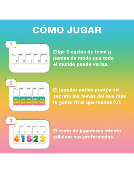 Juego de Mesa - Juego de Cartas First To Worst - Ludilo