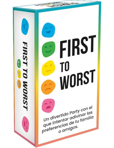 Juego de Mesa - Juego de Cartas First To Worst - Ludilo