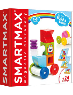 Juego Magnético y de Construcción - Construye tu Primer Coche - My First Build and Drive - Ludilo