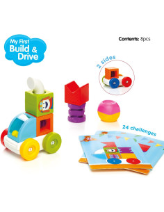 Juego Magnético y de Construcción - Construye tu Primer Coche - My First Build and Drive - Ludilo 2