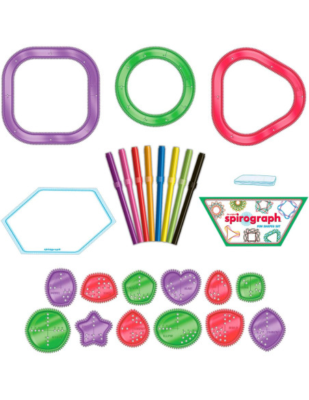 Juego de Manualidades - Sprirograph Formas Divertidas - Ludilo
