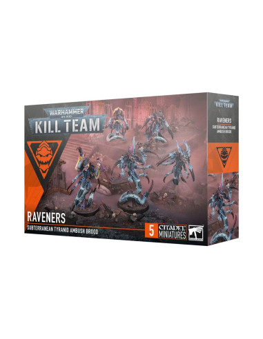 Warhammer 40.000 - Miniaturas para Pintar - Kill Team - Raveners - Subterranean Tyrand Ambush Brood - Warhammer 103-98