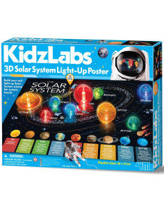 KidzLabs - Póster Iluminado del Sistema Solar 3D - 303461